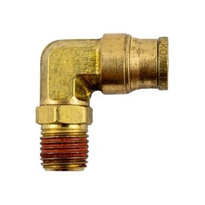 Fixed 90 Degree Elbow Joiners: DMPL 3/8 - 1/4 NPT Male Connector 90 Elbow