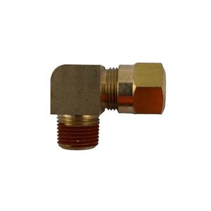 DQPL 1/2 x 3/8NPT 90 deg Male Elbow Compress Type