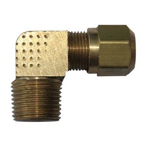 Fixed 90 Degree Elbow Joiners: DQPL 3/8 - 3/8 NPT Male Compression 90 Elbow