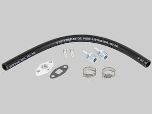 Turbos368203154: T3T4 Universal Oil Drain Turbo Kit