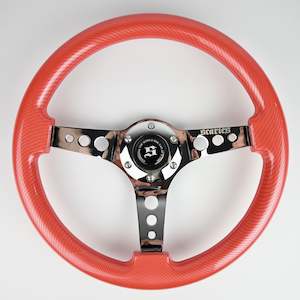 Wooden Steering Wheels: Watermelon Mahogany Steering Wheel *SCARLES*