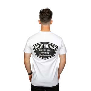 Autonation Nz: Autonation Mens Check Tee - white