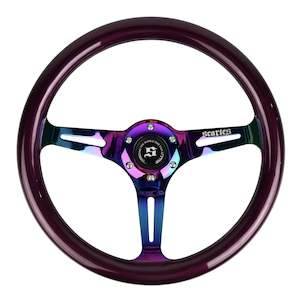 Scarles Wood Series: Scarles Purple Steering Wheel