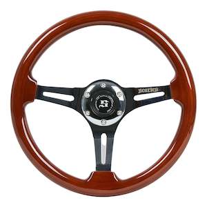 Scarles Wood Series: Premium Mahogany Steering Wheel 350mm