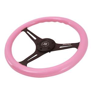 Scarles Wood Series: Baby Pink Mahogany Steering Wheel 340mm