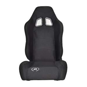 Reclinable Seats: Bucket Seat - Black Fabric Reclinable