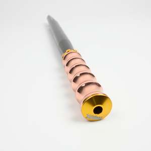 Parts Max Handles: PSM Adjustable Handle with Copper grip, Gold collars and top