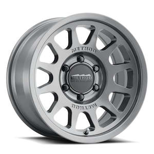 Method Race Wheels Style 703 | Bead Grip | Gloss Titanium 17x8.5 0P