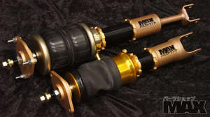 Parts Max Coilovers: PSM Airbag over damper suspension set for Z33 and G35, Pre-assembled (Order in)