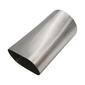 PROFLOW PIPE ADAPTER, EXHAUST, OVAL TO ROUND, STAINLESS STEEL, RAW, 4 IN. INLET/&hellip;