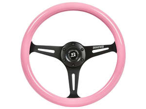 Scarles Wood Series: Scarles Wooden Steering Wheel - Pink