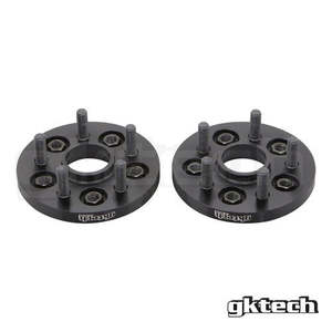 GKTECH 20mm 5x100 Hub Centric Wheel Spacers With Standard Studs (Order in)