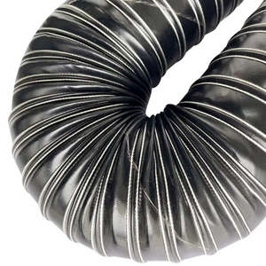 PROFLOW SILICONE BRAKE DUCT HOSE 5.0 INCH,2 METER LENGTH, BLACK, 127MM ID, 133MM OD