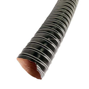 PROFLOW SILICONE BRAKE DUCT HOSE 4.0 INCH, 2 METRE LENGTH, BLACK, 102MM ID, 107MM OD