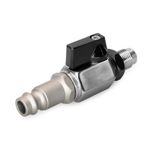 Nuke: Nuke Air Jack Petcock Ball Valve Male Connector, AN-6
