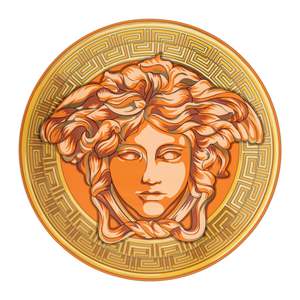 Chauffeur Gifts: Versace Medusa Amplified Service Plate 33cm Orange