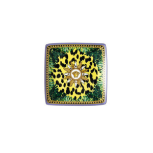 Versace Jungle Animal Square Dish 12cm