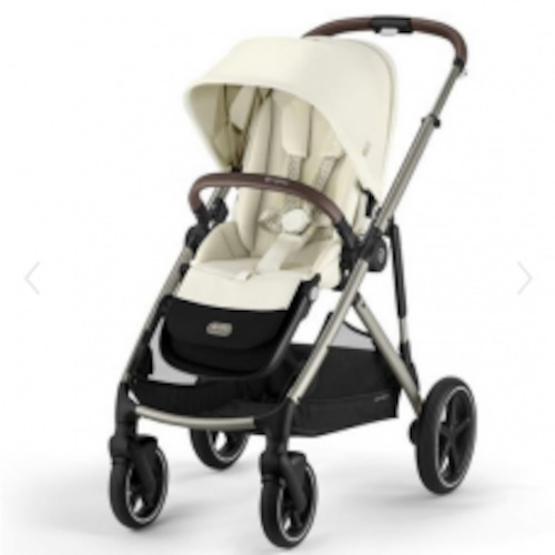 Cybex Gazelle S Pram Seashell Beige With Main Seat 2023 Vesion Newborn