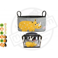 Products: 3 Sprouts Stroller Organizer Yellow Rhino