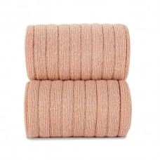 Fashion: Condor ribbed knee hi sock - peach co623 size 6m, 12m, 2y, 4y, 6y