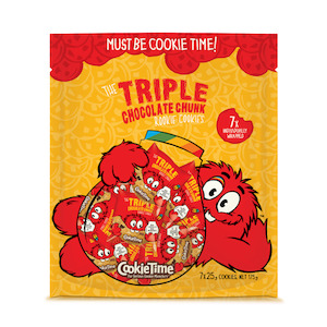 Cookie Time: Triple Chocolate Chunk Rookie Cookie 7-Pack