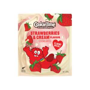 Cookie Time: Strawberries & Cream Flavour Cookie Bites