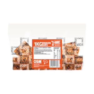 1kg OSM Apricot With Manuka Honey Broken Bars - Bakery Imperfections