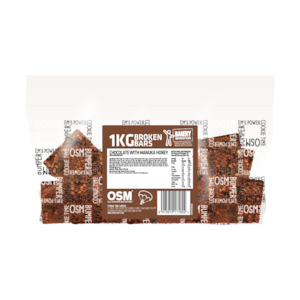 1kg OSM Chocolate With Manuka Honey Broken Bars - Bakery Imperfections