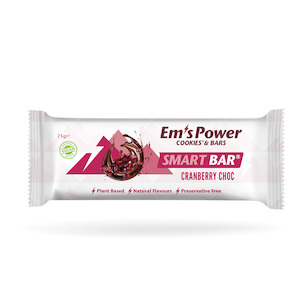 Ems Power Bars Bites: Cranberry Choc 75g Em's Smart Bar
