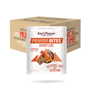 Bulk: Full Carton (30 units) - Em's Apricot Chocolate Power Bites