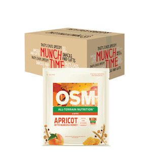 Full Carton (30 units) - OSM Apricot with Manuka Honey 8 Pack Bites