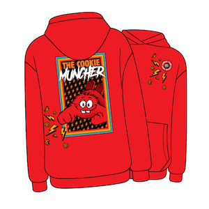 Gifts Merchandise: Cookie Muncher Hoodie - Red