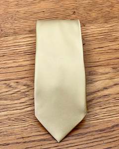 Accessories: Fellini | Gold Satin-look Tie | Polyester
