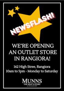 promotions: Munns Outlet Store - Rangiora