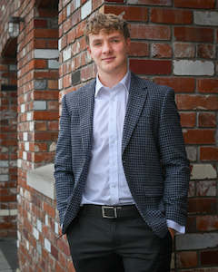 Blazers Jackets: Daniel Hechter | Sports Coat | Wool-Polyester Mix | Blue Tweed | CLEARANCE