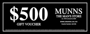 Gift Voucher: Munns Gift Voucher | To the Value of $500