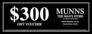Gift Voucher: Munns Gift Voucher | To the Value of $300