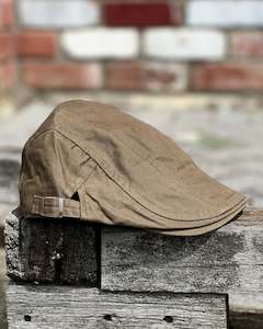 Hats: Electric Pukeko | Murphy | Cheesecutter Cap | 100% Cotton | Mid Brown