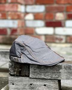 Hats: Electric Pukeko | General | Cheesecutter Cap | 100% Cotton | Grey