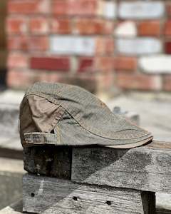 Hats: Electric Pukeko | Carter | Cheesecutter Cap | 100% Cotton | Camo-Green