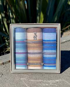 Handkerchiefs: Eskay | Mens Handkerchief 3-Pack | 100 % Cotton |  Multi-colour