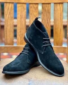 Lichfield | Men's Lace-up Boots | Genuine Suede Leather | Black