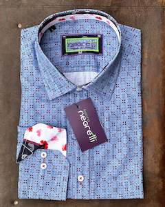 Franco Negretti | Long-sleeve Shirt | 100% Cotton | CLEARANCE