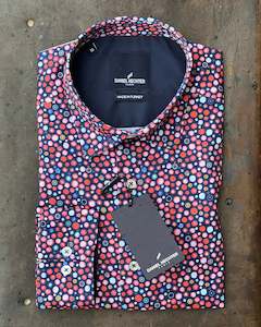 Daniel Hechter | Long-sleeve Patterned Shirt | 100% Cotton | CLEARANCE