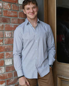 Daniel Hechter Long-sleeve Shirt | Black Check | CLEARANCE