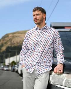 Jimmy Fox | Long-sleeve Shirt | Cotton | Skull Motif