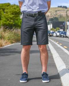 Bottom Half: Berlin | Shorts | Stretch Cotton Blend | Dark Grey