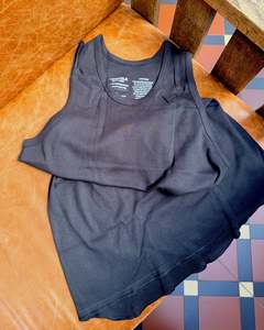 Lichfield | The Singlet | Long Men's Singlet | Black