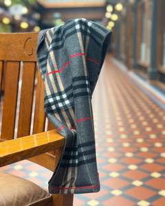 Men's Patterned Scarf | Wool Blend | Plaid