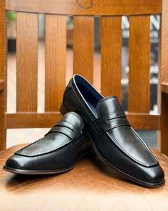 Leather Footwear For Men New Zealand: Wild Rhino | Loafers | Genuine Leather | Black
